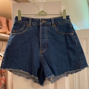 Rolla’s High Rise Cut Off Jean Shorts